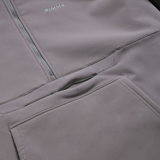 Simms Men's Strata 330 Half-Zip Hoody, Hopper Head, view 4