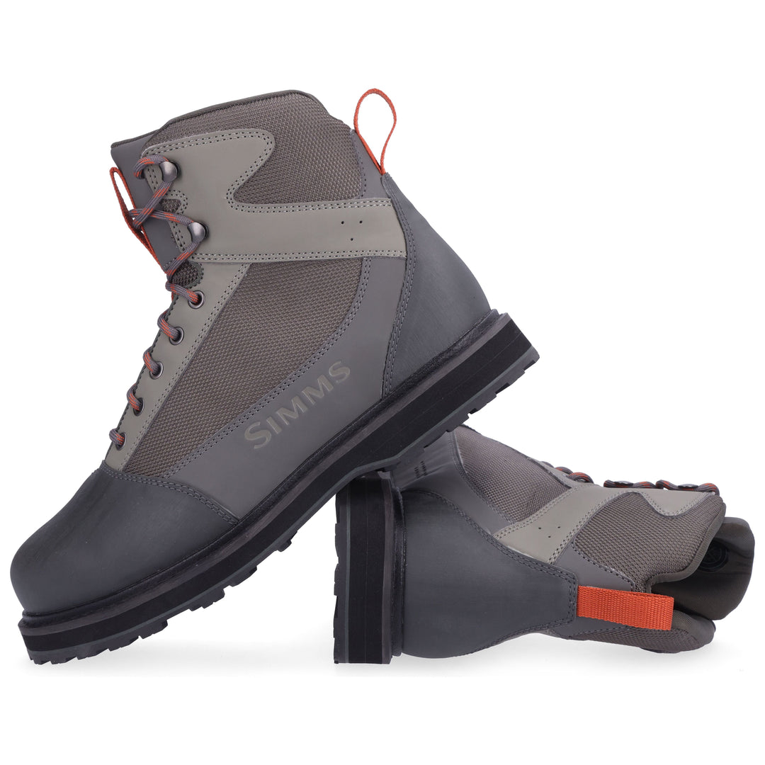 Simms Men's Tributary Boot Rubber Sole, Basalt, view 6
