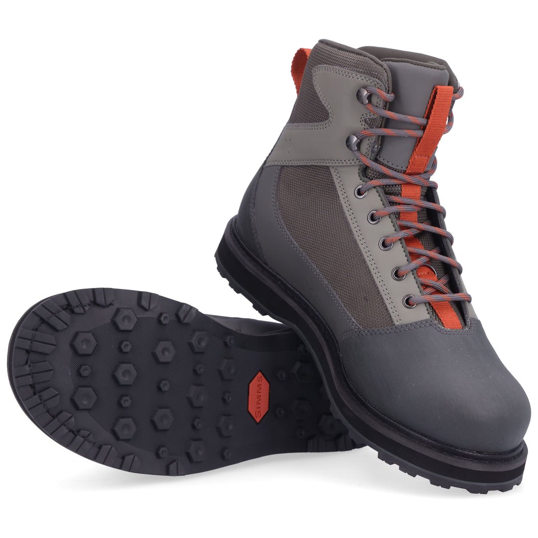 Simms Men's Tributary Boot Rubber Sole, Basalt, view 20