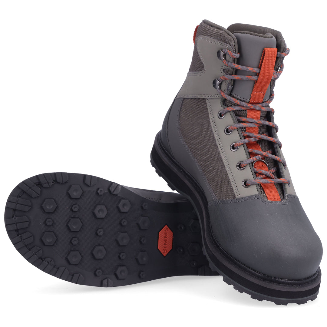 Simms Men's Tributary Boot Rubber Sole, Basalt, view 21