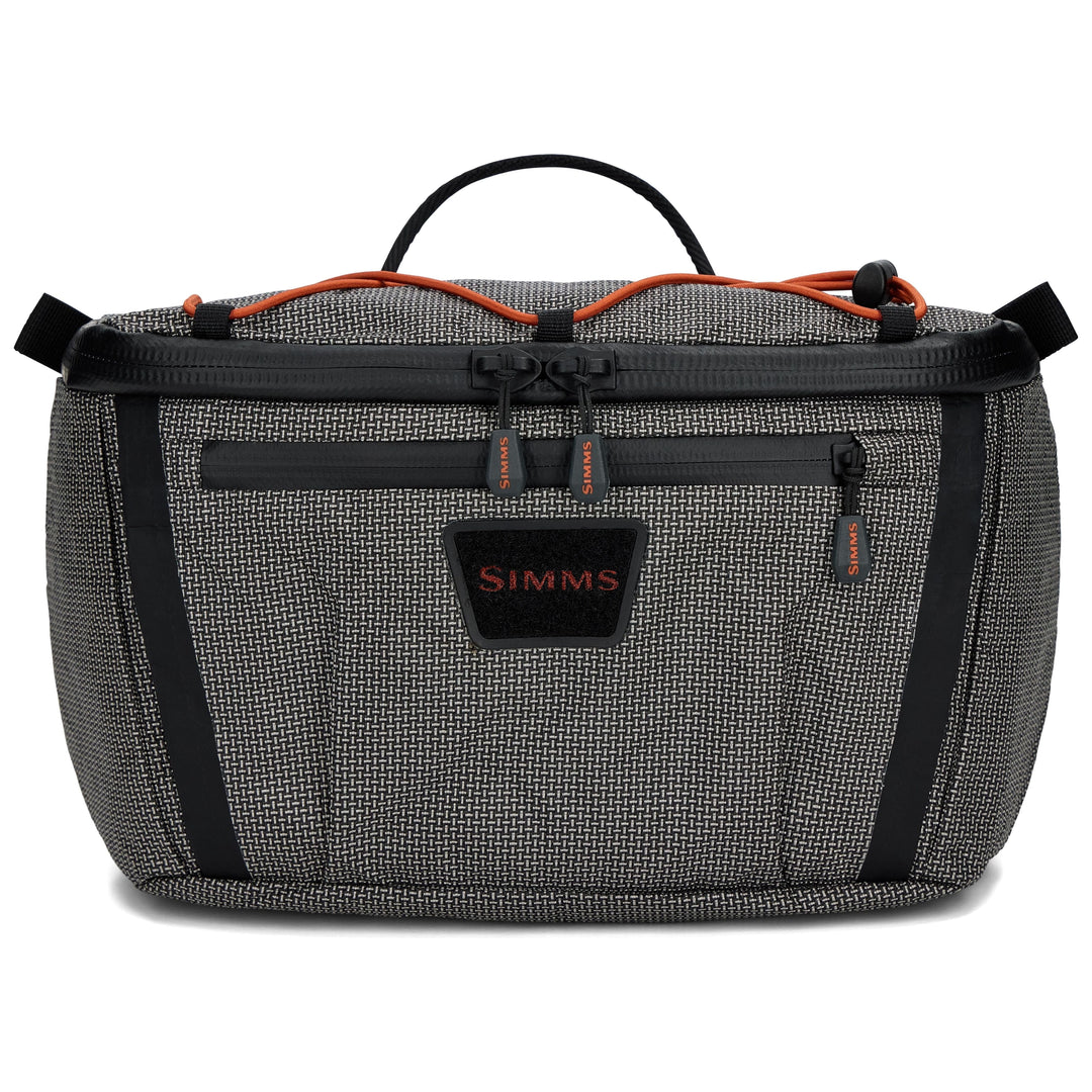 Simms Scout Hip Pack, Black Magic, packaging