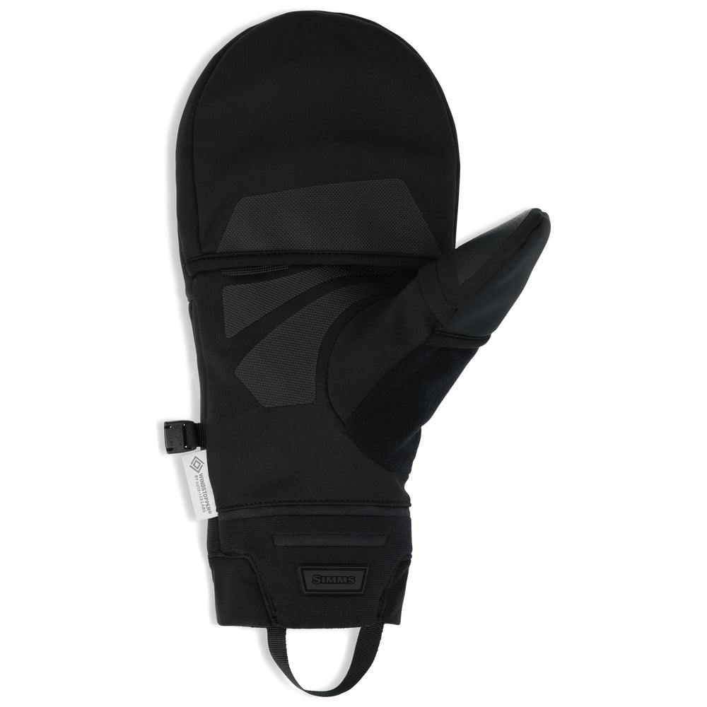 Simms WINDSTOPPER Foldover Mitt, Black, view 2