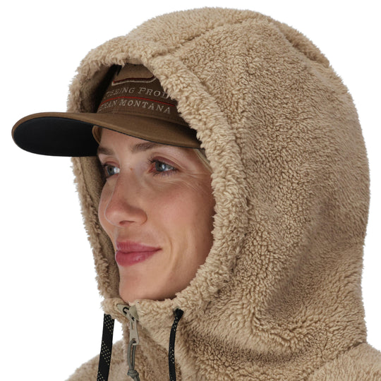 Simms Women's Coldweather Fleece, Stone, view 4
