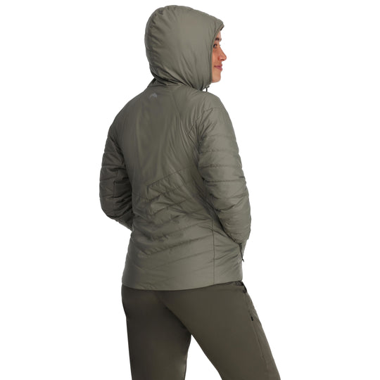 Simms Women's Fall Run Hoody, Smokey Olive, view 3