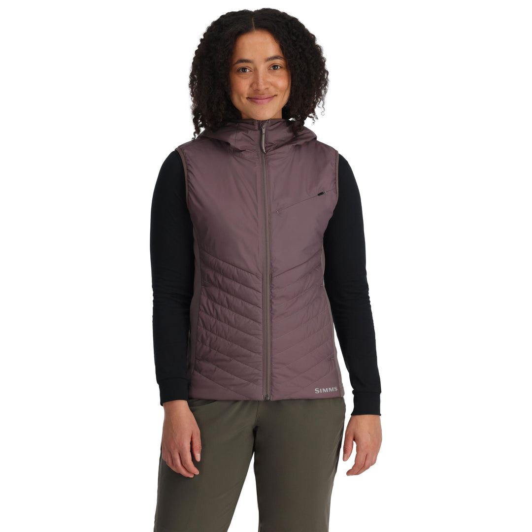 Simms Women's Fall Run Hybrid Hooded Vest, Grayling, view 3