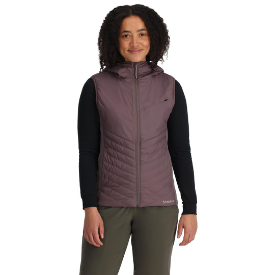 Simms Women's Fall Run Hybrid Hooded Vest, Grayling, view 3