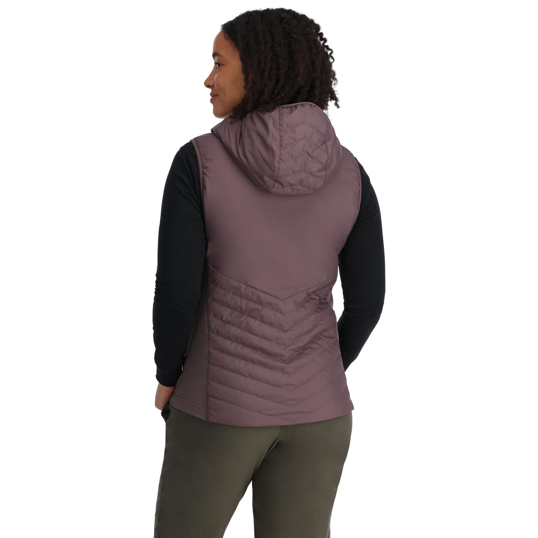Simms Women's Fall Run Hybrid Hooded Vest, Grayling, view 4