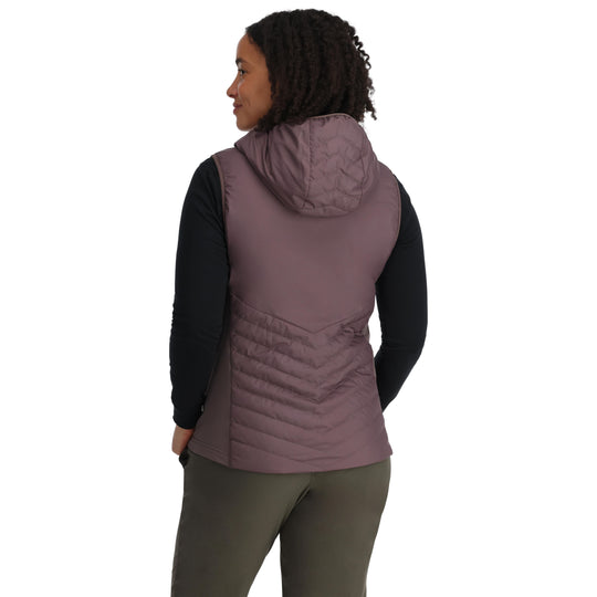 Simms Women's Fall Run Hybrid Hooded Vest, Grayling, view 4