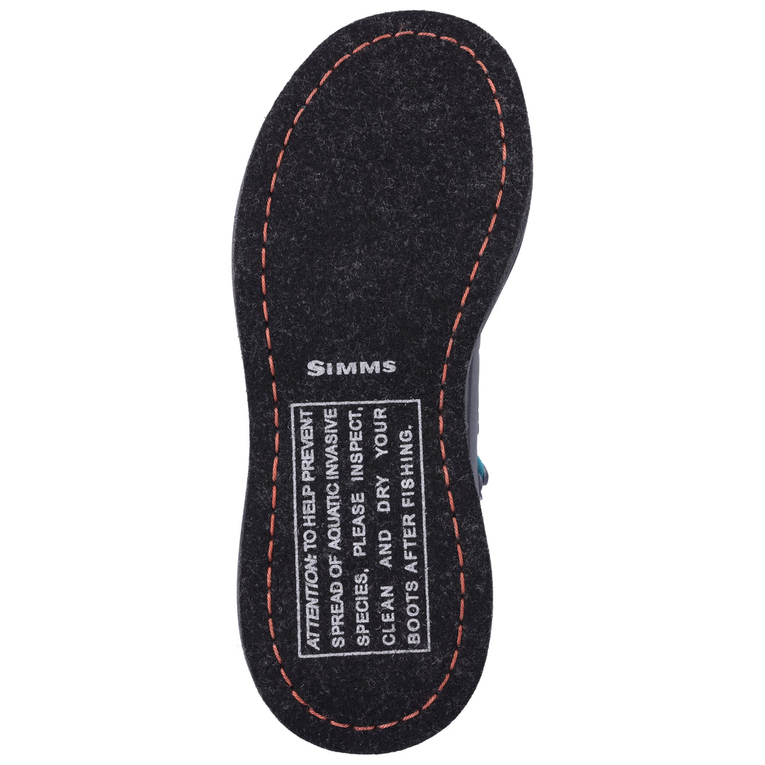 Simms Women's Freestone Boot Felt, Slate, view 5