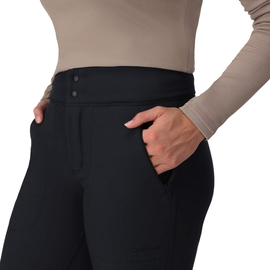 Simms Women's Strata 330 Bottom, Black, underside, view 3