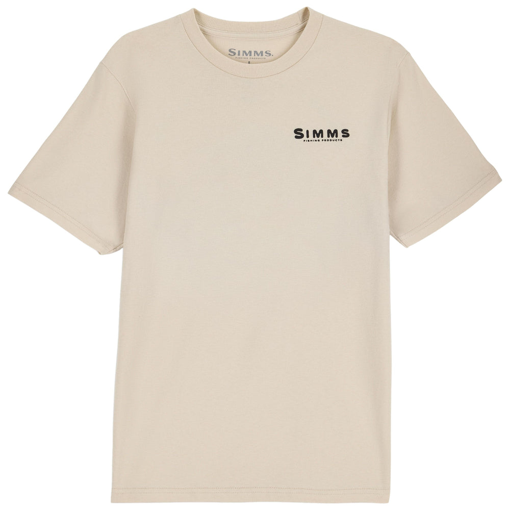 Simms Kid's Baited T-Shirt, Natural, view 2