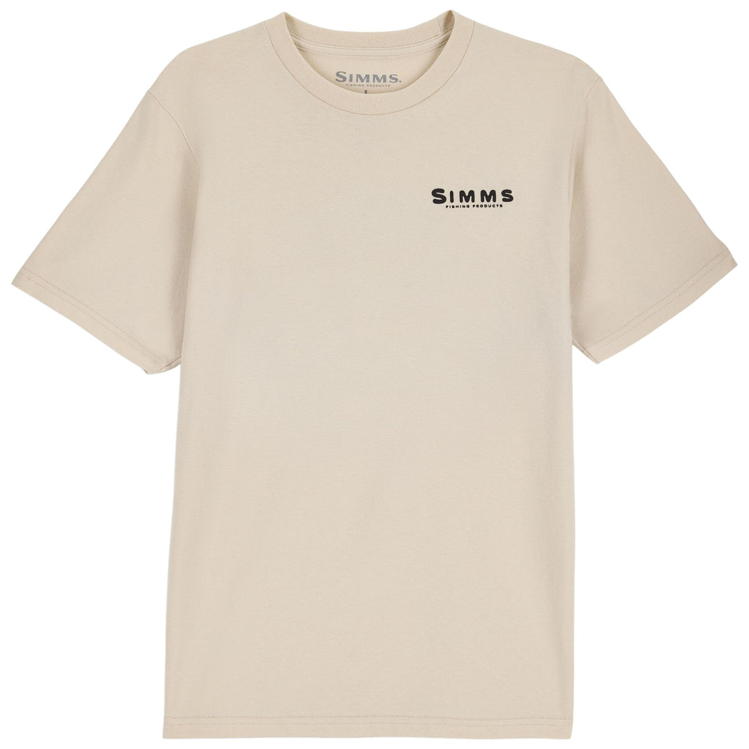 Simms Kid's Baited T-Shirt, Natural, view 2