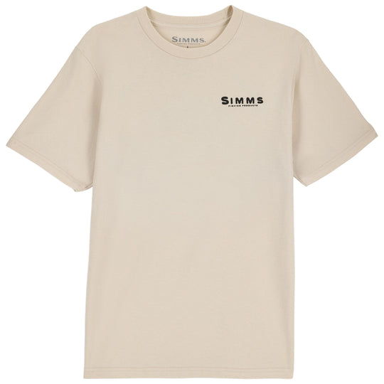 Simms Kid's Baited T-Shirt, Natural, view 2