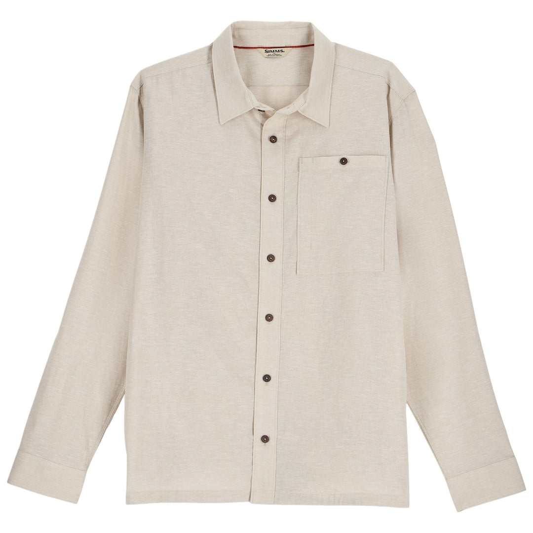 Simms Men's Biscayne LS Shirt Sale, Burnished Clay