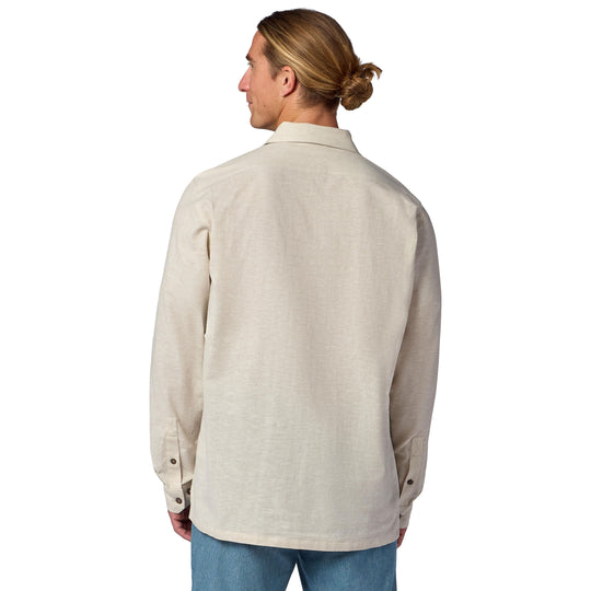 Simms Men's Biscayne LS Shirt Sale, Burnished Clay, view 3