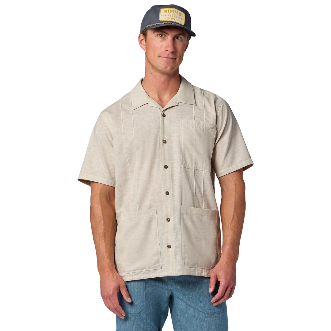 Simms Men's Biscayne SS Shirt Sale, Burnished Clay, view 2
