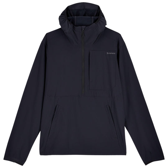 Simms Men's Rogue Flex Half-Zip Pullover, Black