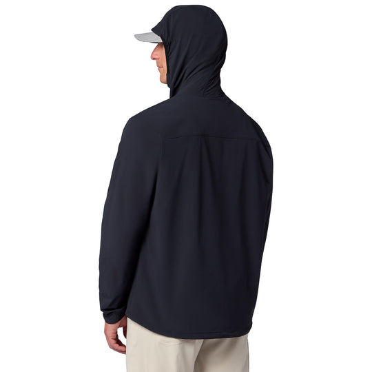 Simms Men's Rogue Flex Half-Zip Pullover, Black, view 3
