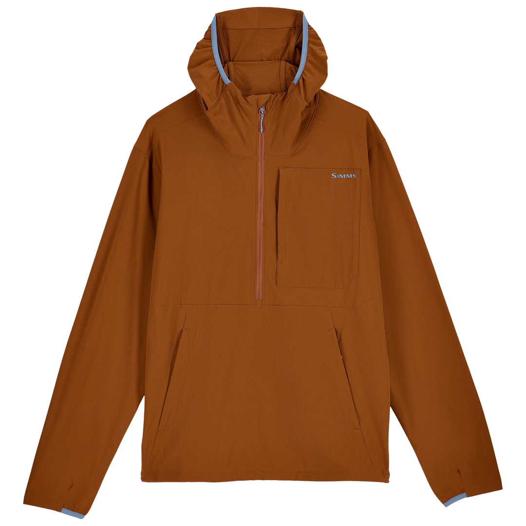 Simms Men's Rogue Flex Half-Zip Pullover, Stonefly