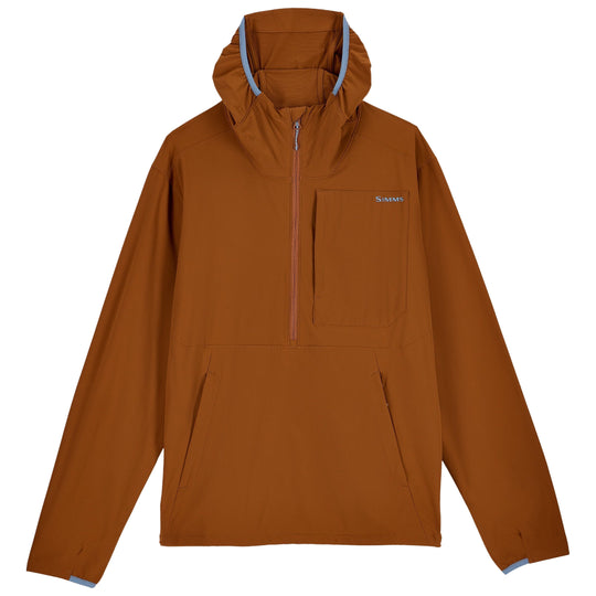 Simms Men's Rogue Flex Half-Zip Pullover, Stonefly