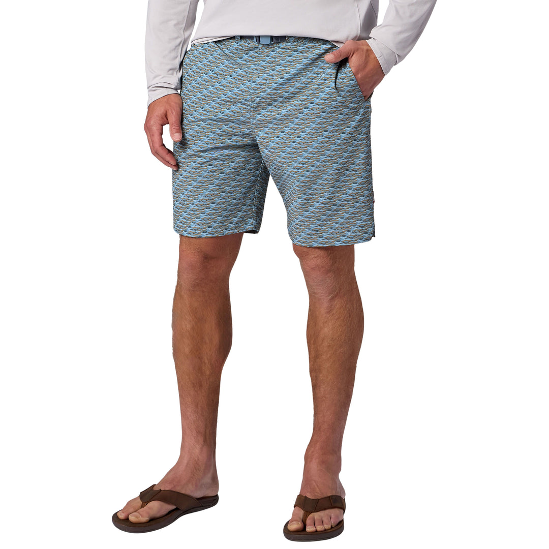 Simms Men's Seamount Short, Wave Albacore, view 2