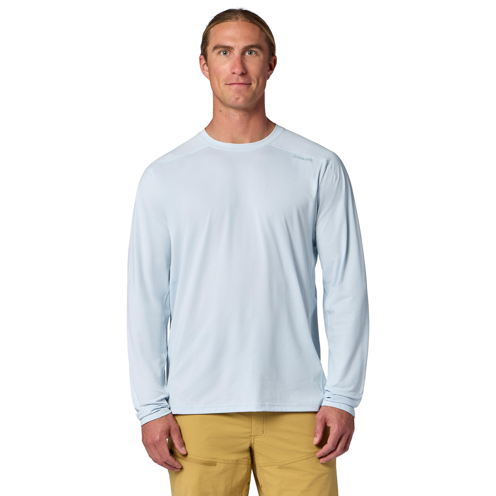 Simms Men's Solarflex Crew, Bimini Blue, view 2