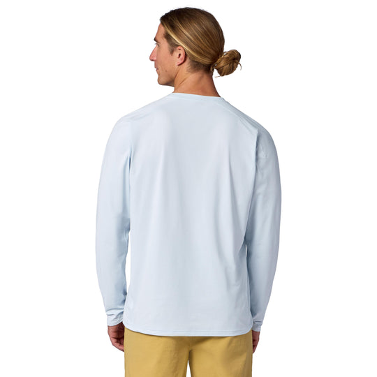 Simms Men's Solarflex Crew, Bimini Blue, view 3