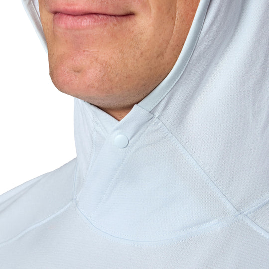 Simms Men's Solarflex Hoody, Bimini Blue, view 4