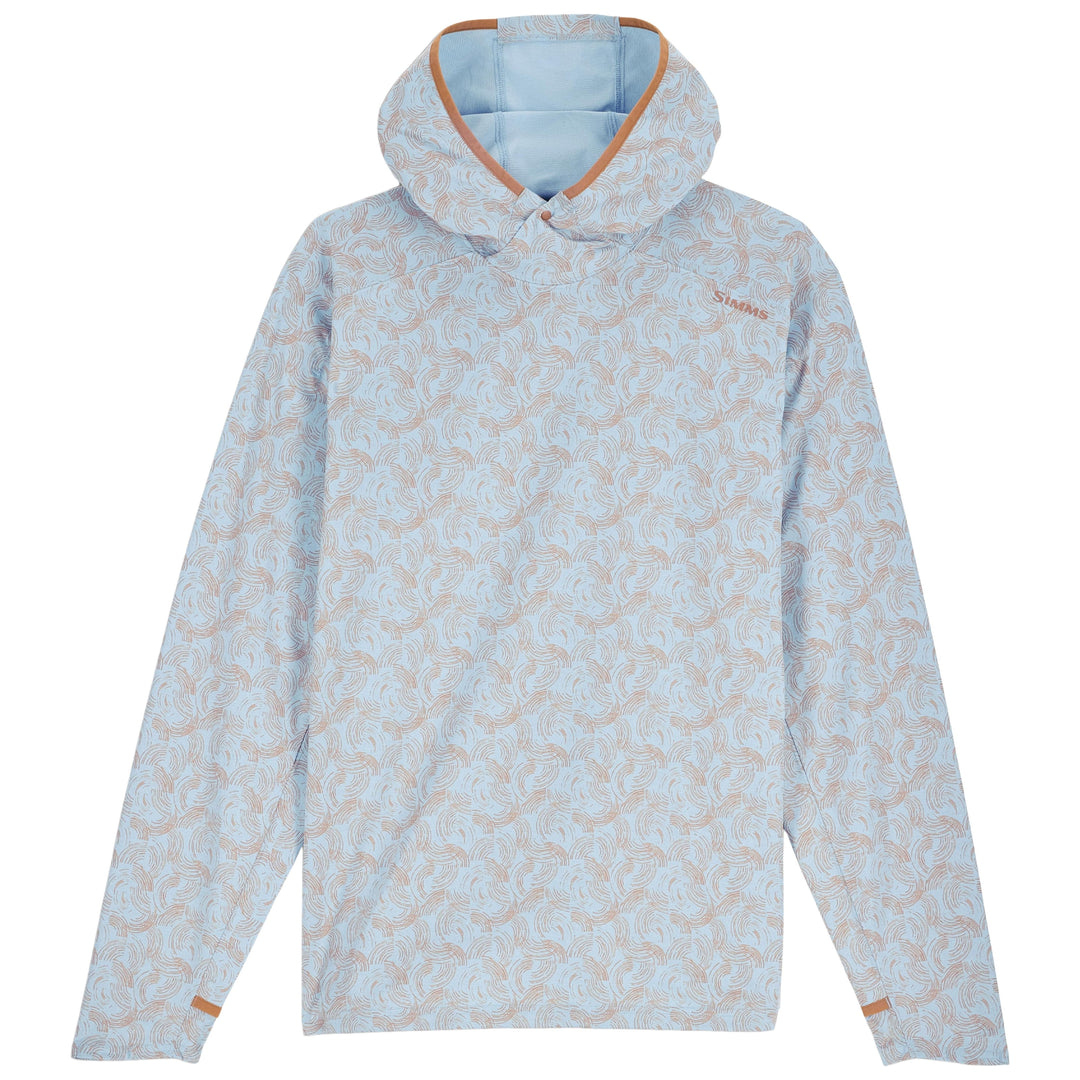Simms Men's Solarflex Hoody, Half Moon Steel Blue