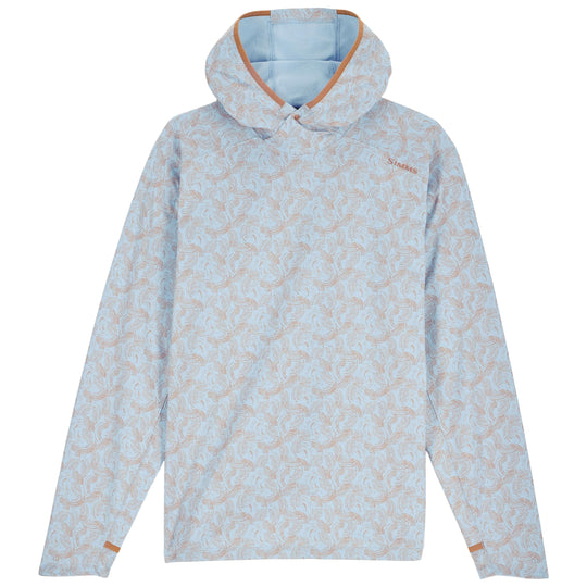 Simms Men's Solarflex Hoody, Half Moon Steel Blue
