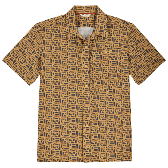 Simms Men's Tailout Air SS Shirt, Block Sepia