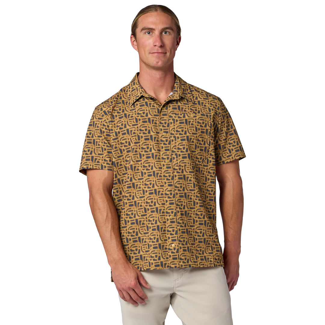 Simms Men's Tailout Air SS Shirt, Block Sepia, view 2