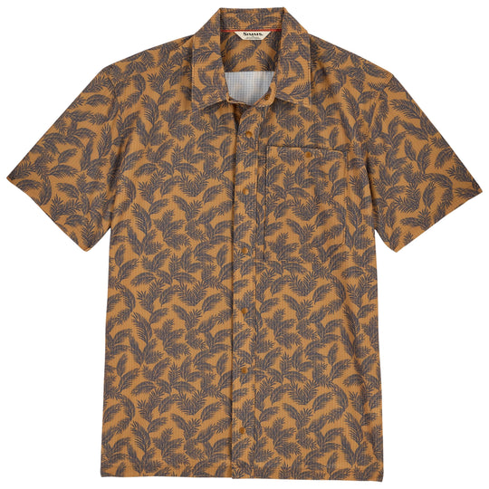 Simms Men's Tailout Air SS Shirt, Palm Sepia