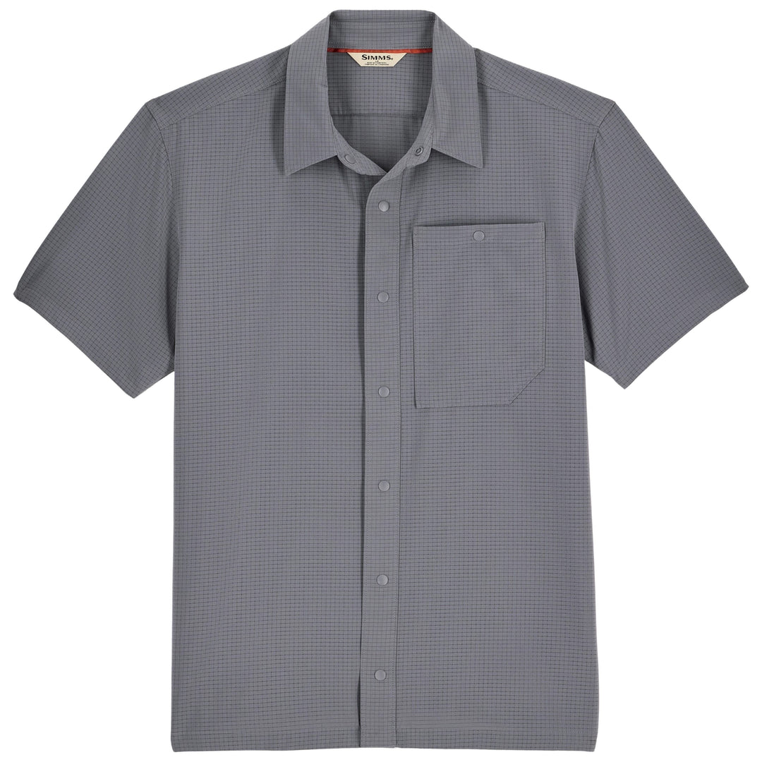 Simms Men's Tailout Air SS Shirt, Steel