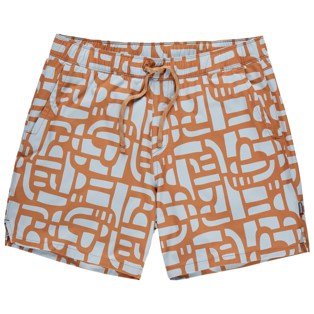 Simms Men's Wanaka Water Short, Block Steel Blue