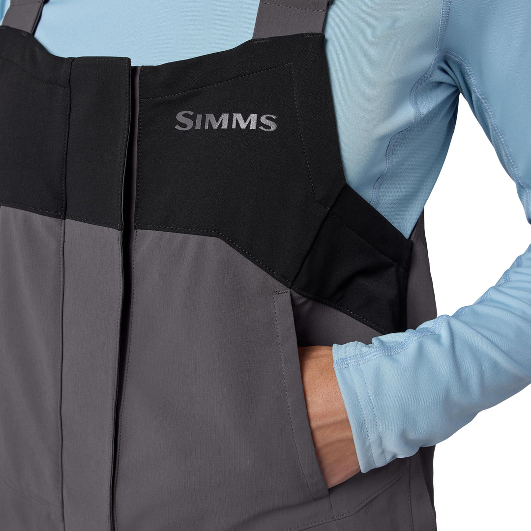 Simms Women's Simms Challenger Bib, Tahitian Pearl, view 4