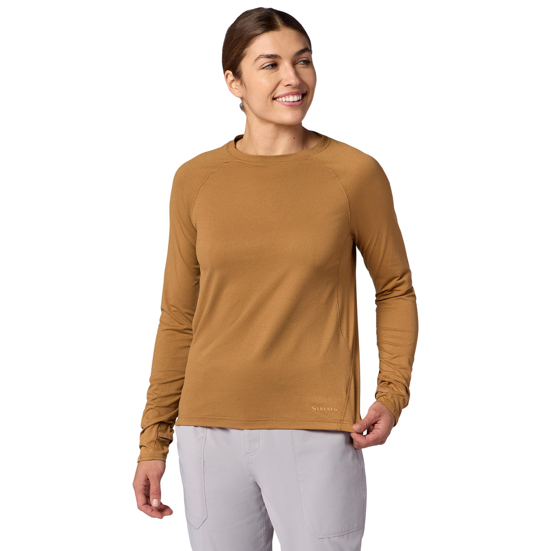 Simms Women's Solarflex Crew, Earthenware, view 2