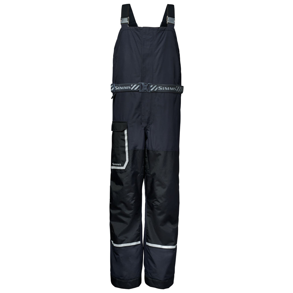 Simms Men's Challenger Insulated Bib, Black, view 2