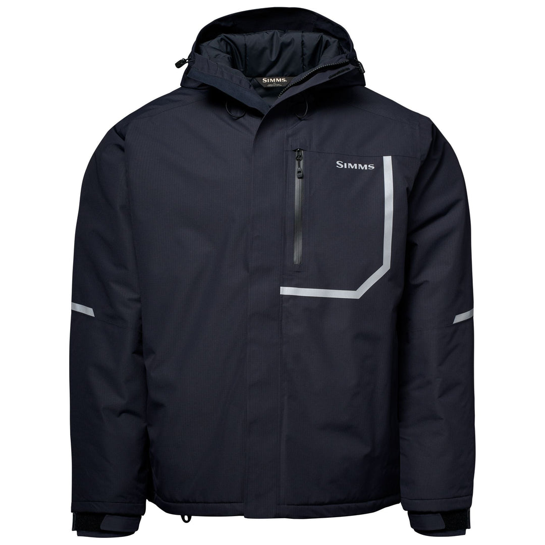Simms Men's Challenger Insulated Jacket, Black, view 2