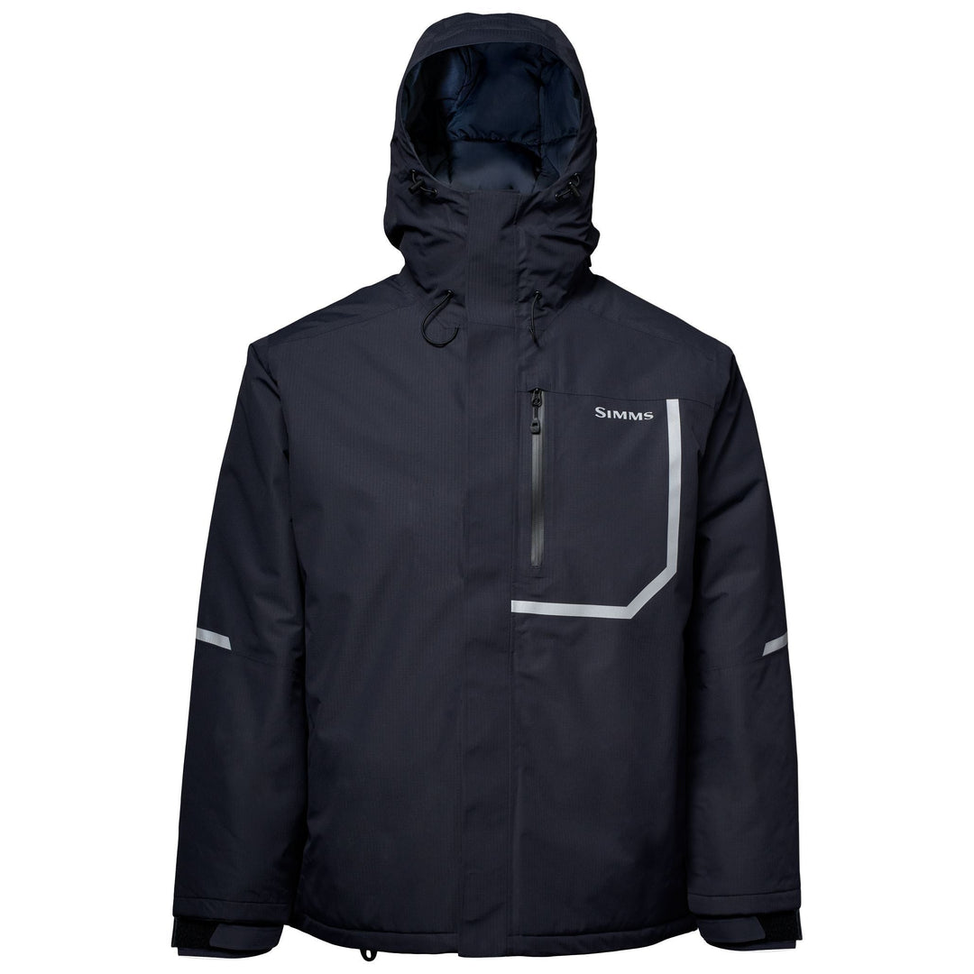 Simms Men's Challenger Insulated Jacket, Black, view 3