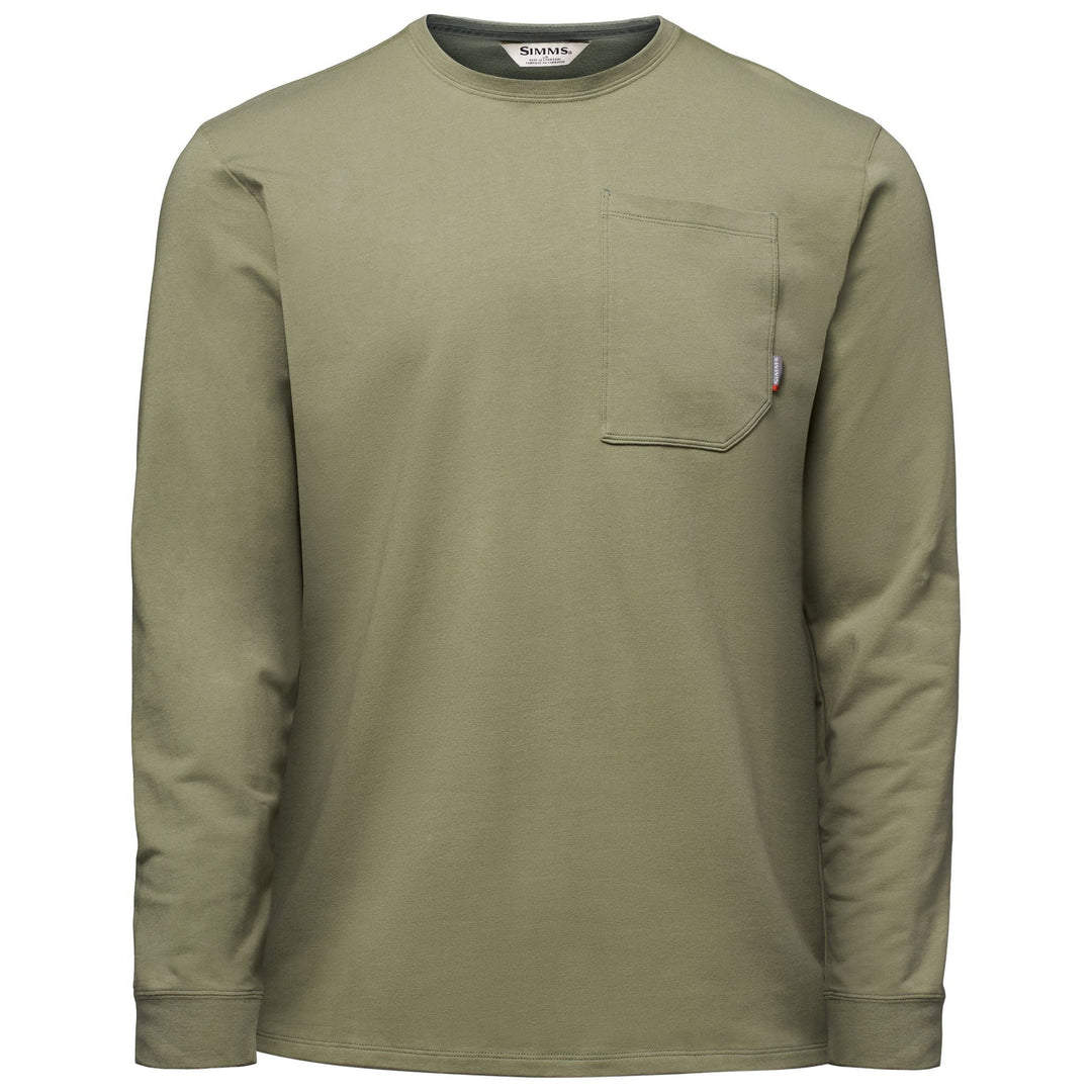 Simms Men's Harbor LS Crew, Willow