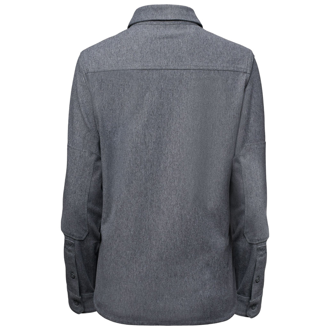 Simms Women's Tailout Knit LS Shirt, Steel Heather, view 2