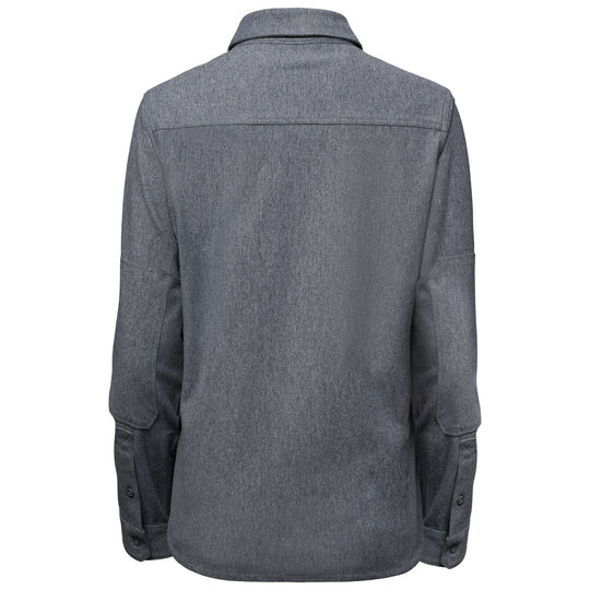Simms Women's Tailout Knit LS Shirt, Steel Heather, view 2