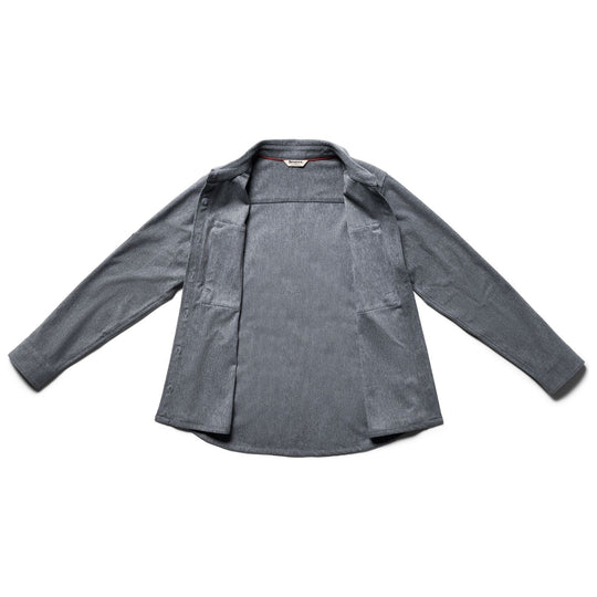 Simms Women's Tailout Knit LS Shirt, Steel Heather, view 3