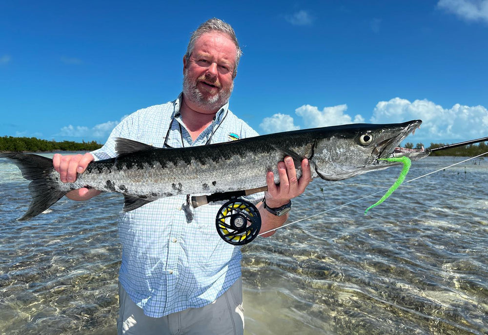 Cody's Fish Bahamas Barracuda License Plate Art, view 2