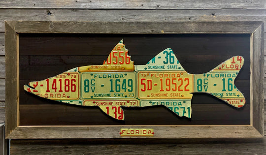 Cody's Fish Florida Snook License Plate Art, view 2
