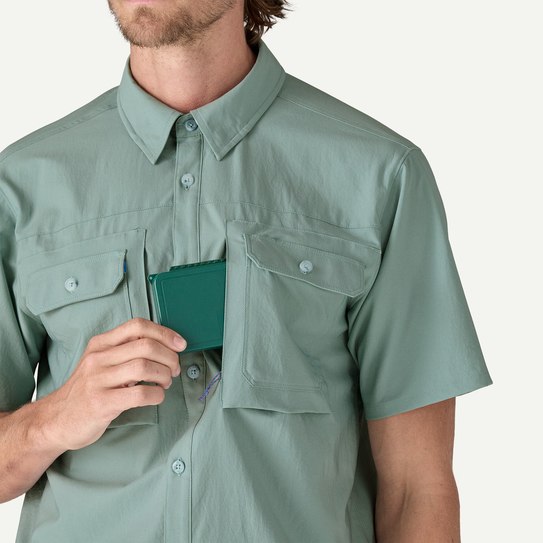 Patagonia Men's Short Sleeve Self Guided Sun Shirt, Cspkt