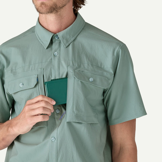 Patagonia Men's Short Sleeve Self Guided Sun Shirt, Cspkt