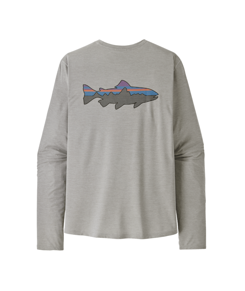 Patagonia Men's Long Sleeve Capilene Cool Sun Shirt - Fitz Roy Trout