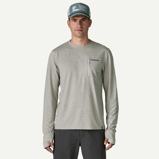 Patagonia Men's Long Sleeve Capilene Cool Sun Shirt - Fitz Roy Trout, Cgsx, view 2